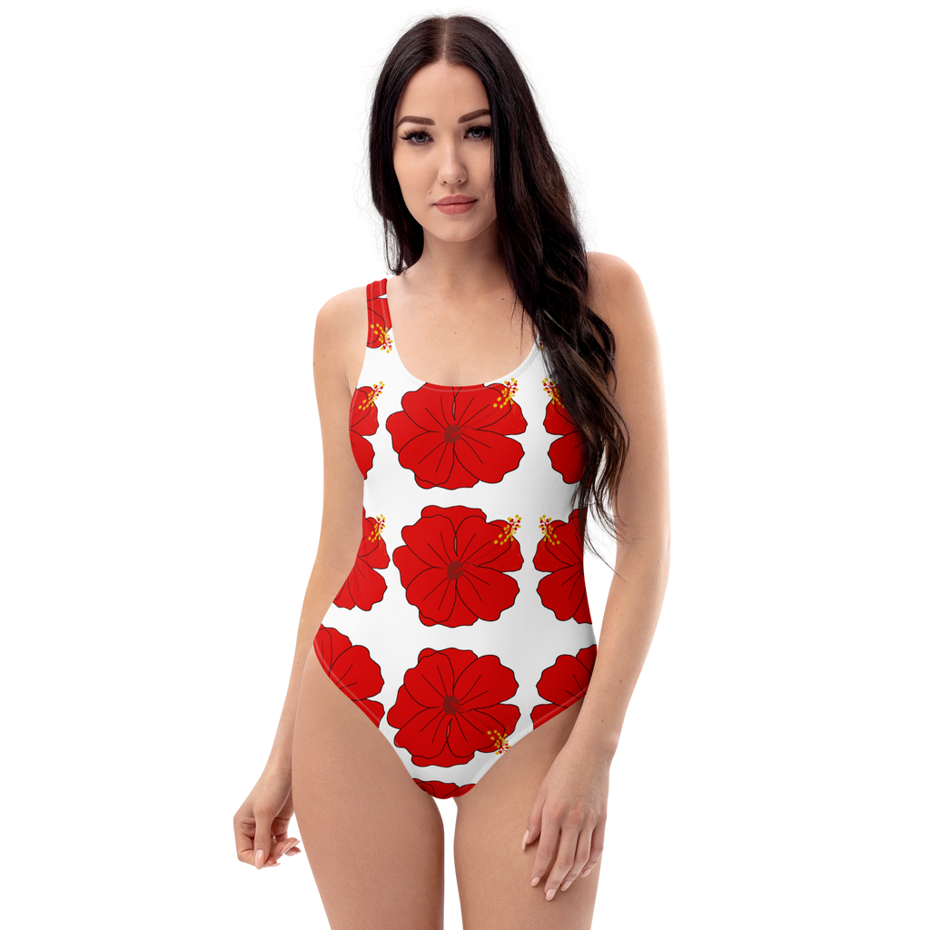 La Amapola Flower One-Piece Swimsuit