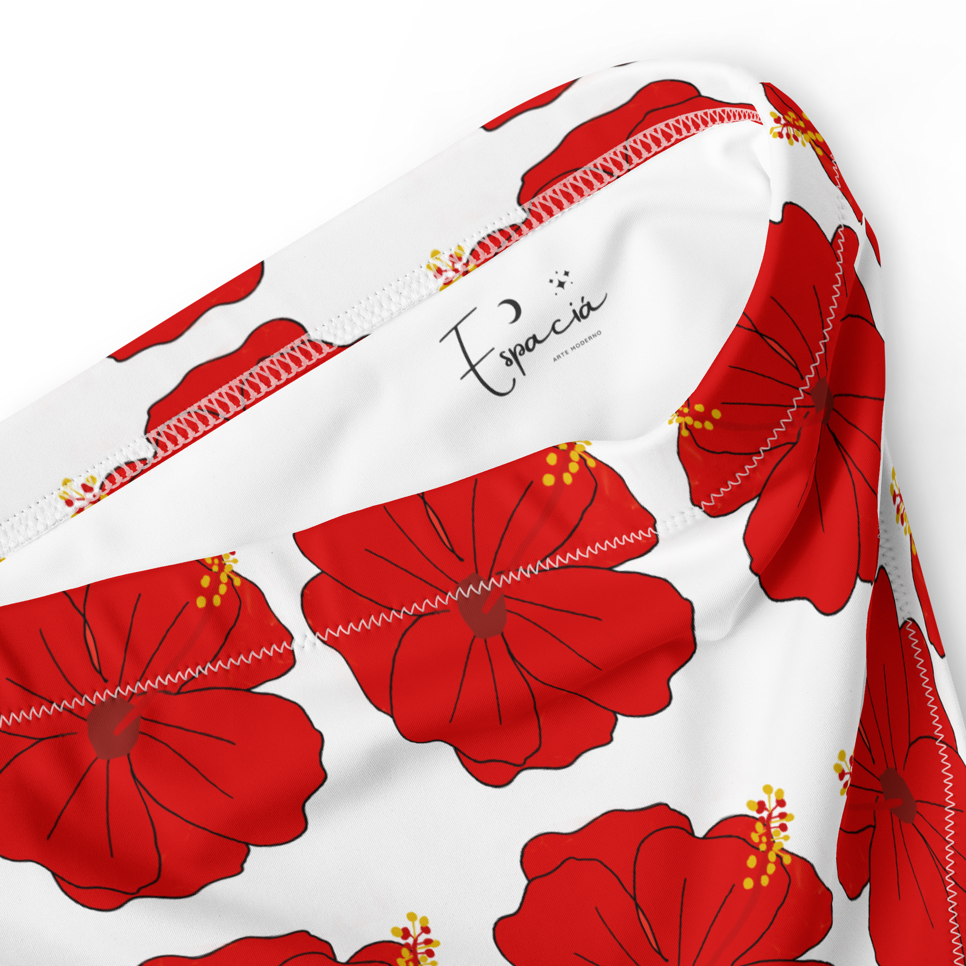 La Amapola Flower high-waisted bikini bottom