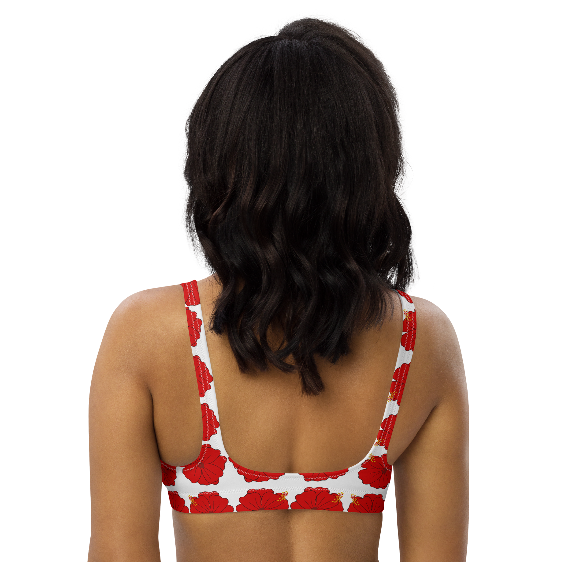 La Amapola Flower padded bikini top