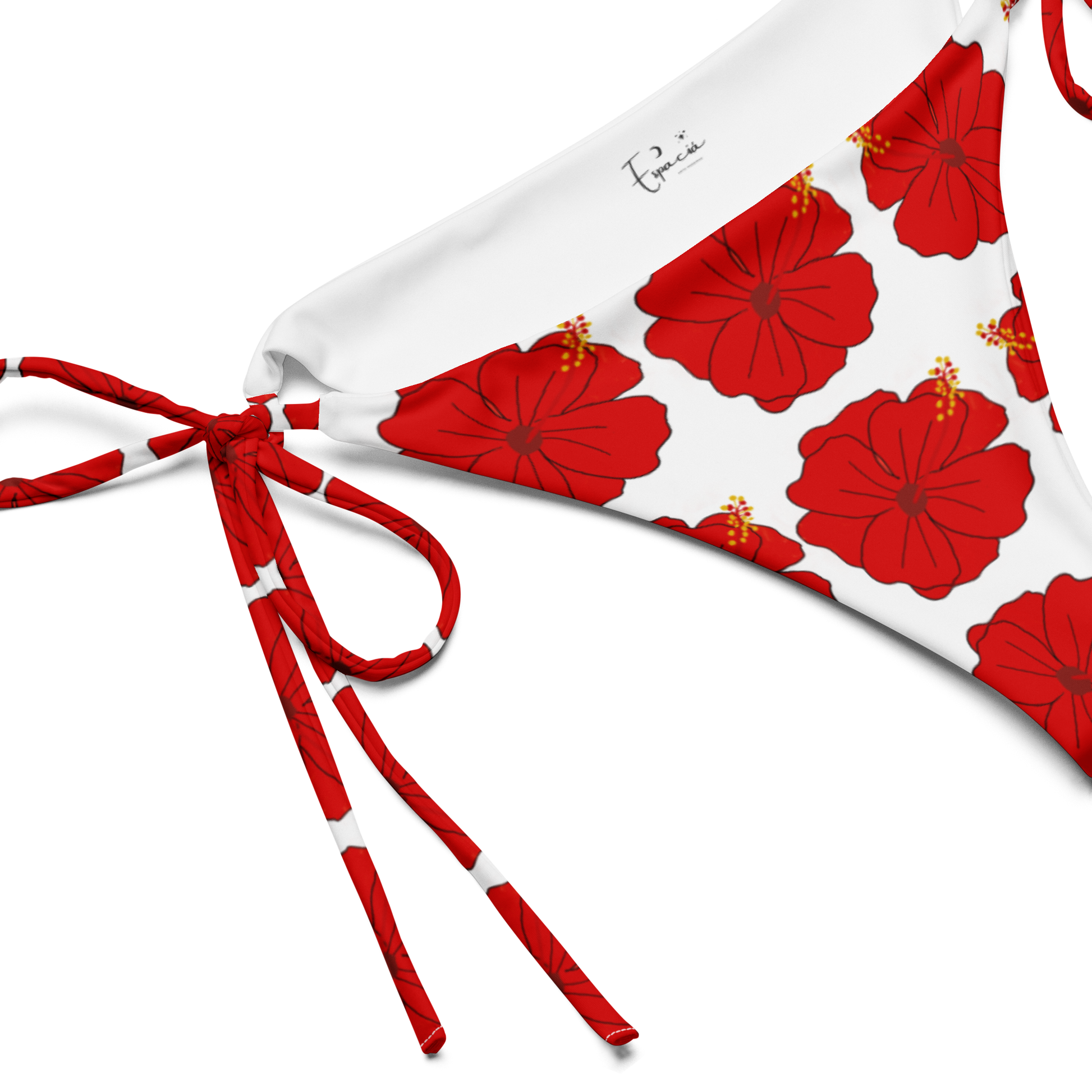 La Amapola Flower string bikini bottom