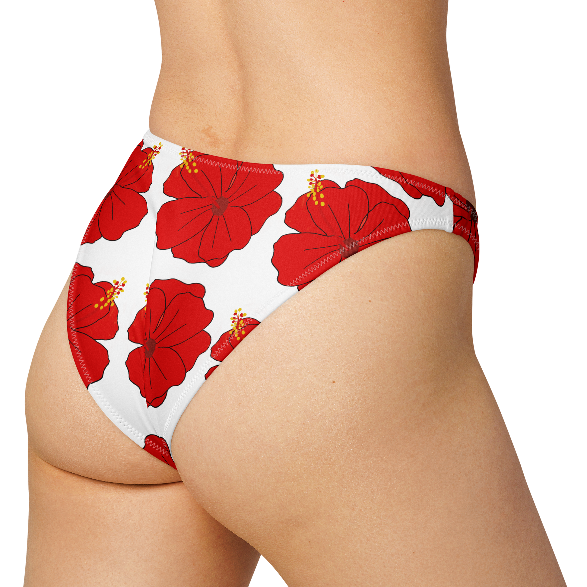 La Amapola Flower V-cut bikini bottom