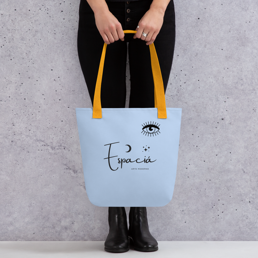 Clean Blue Tote bag with Logo
