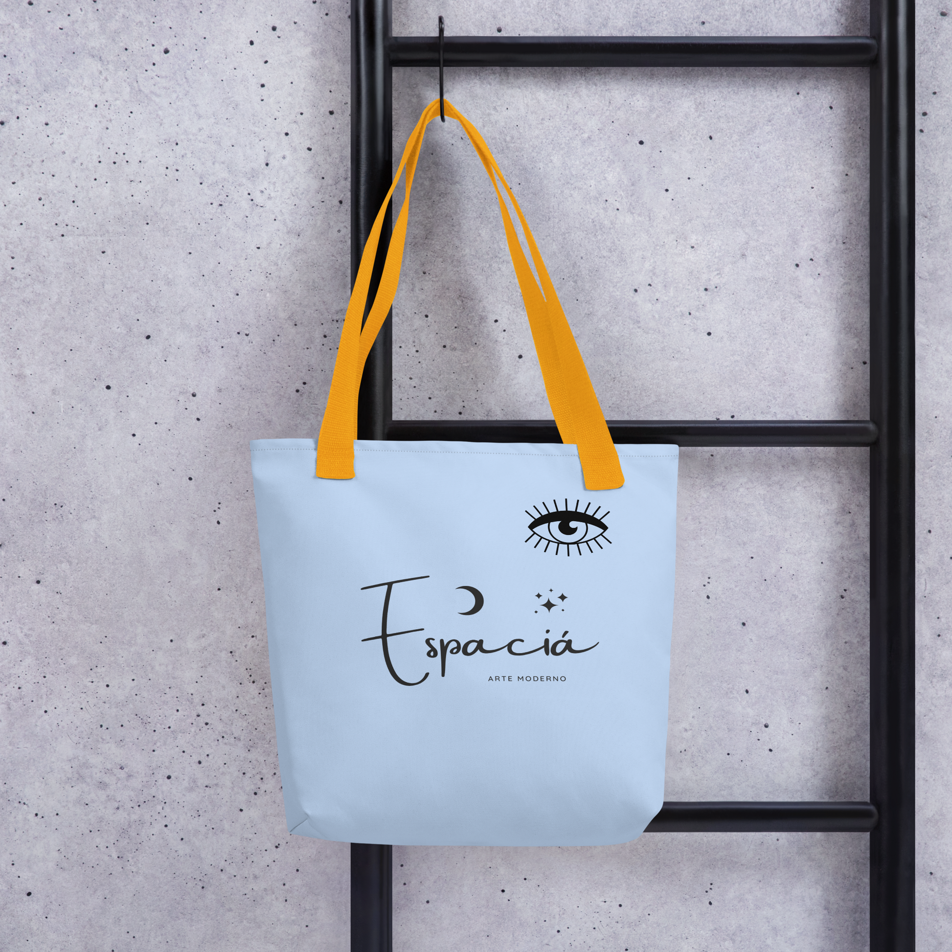 Clean Blue Tote bag with Logo