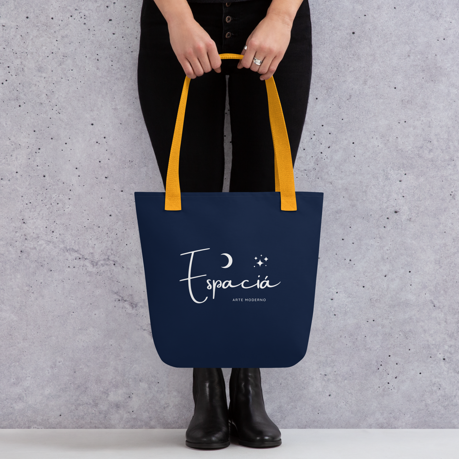 Blue Marine Tote bag with Logo