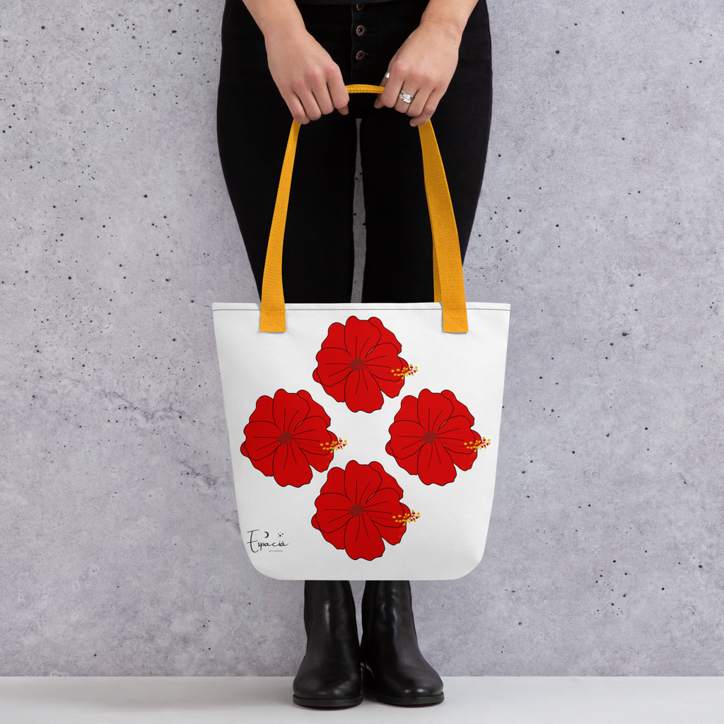 La Amapola Flower Tote Bag