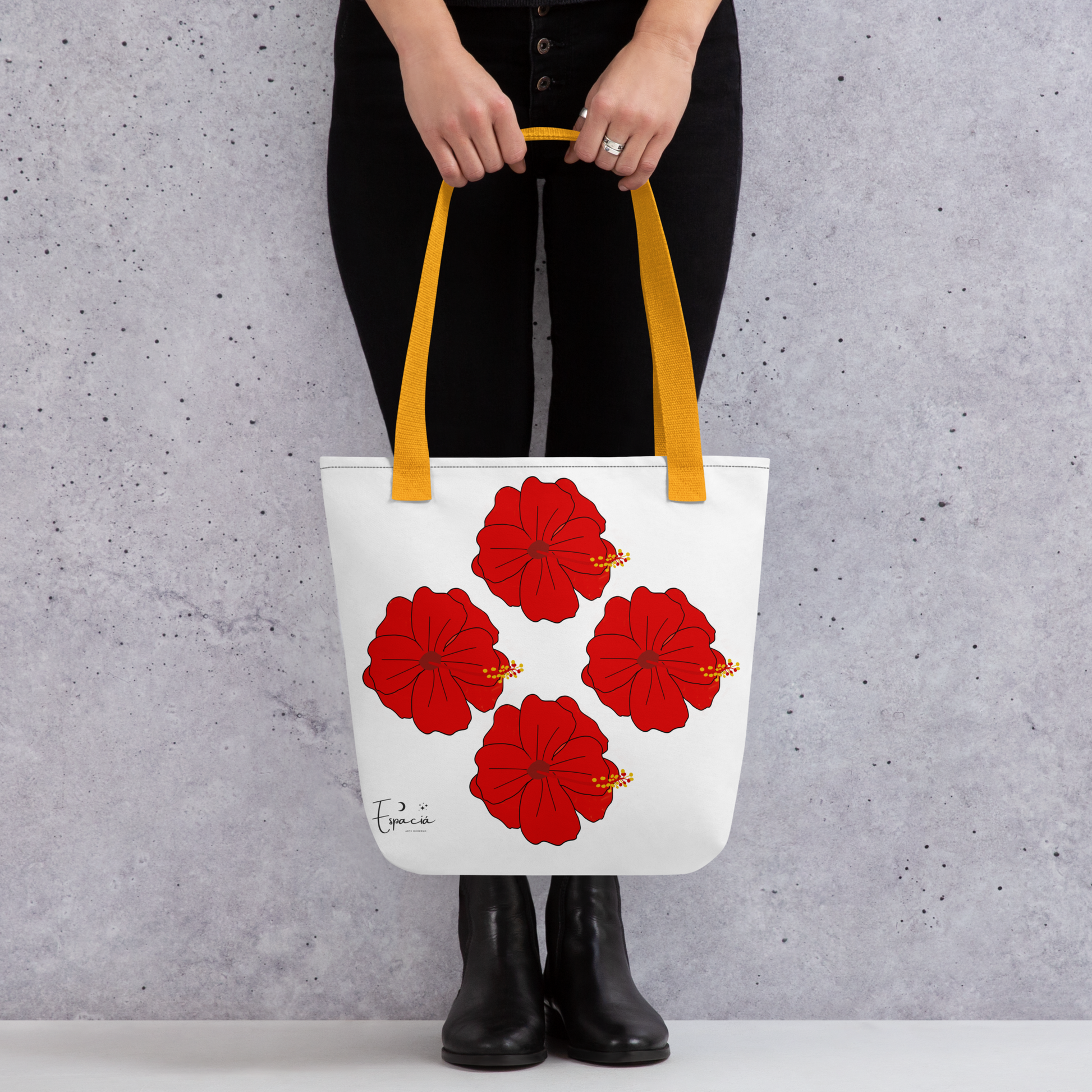 La Amapola Flower Tote Bag