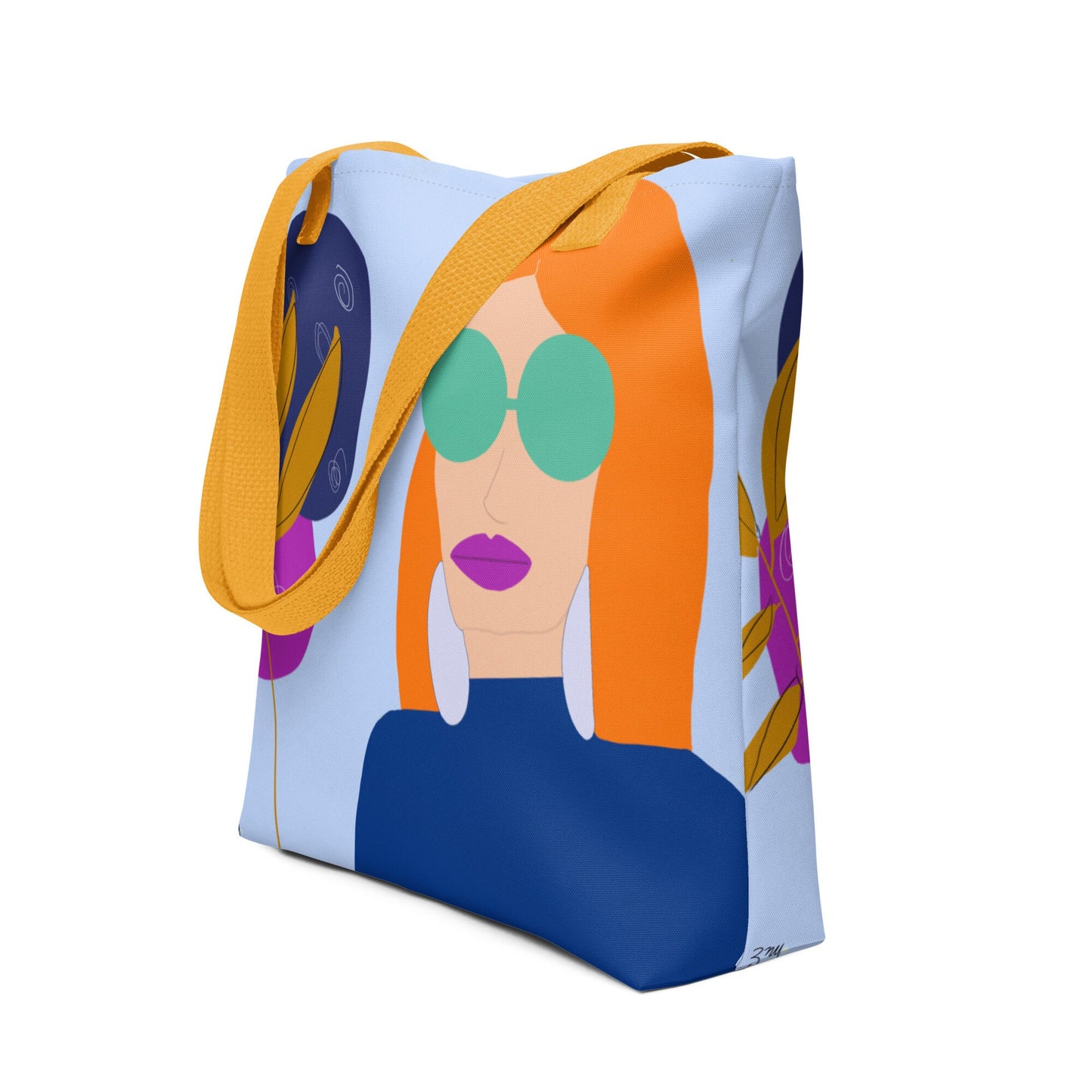 The Sunset Lady Tote Bag 15'' X 15''